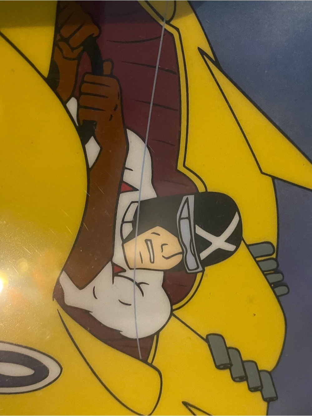 Yellow Pilot Illustration Art Print - Home Art go speed racer and racer x race t